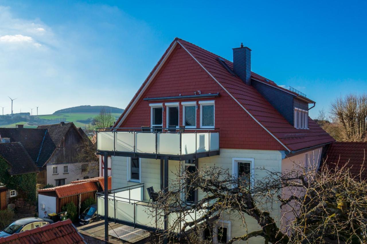 Ferienwohnung Zur Burg Trendelburg Buitenkant foto